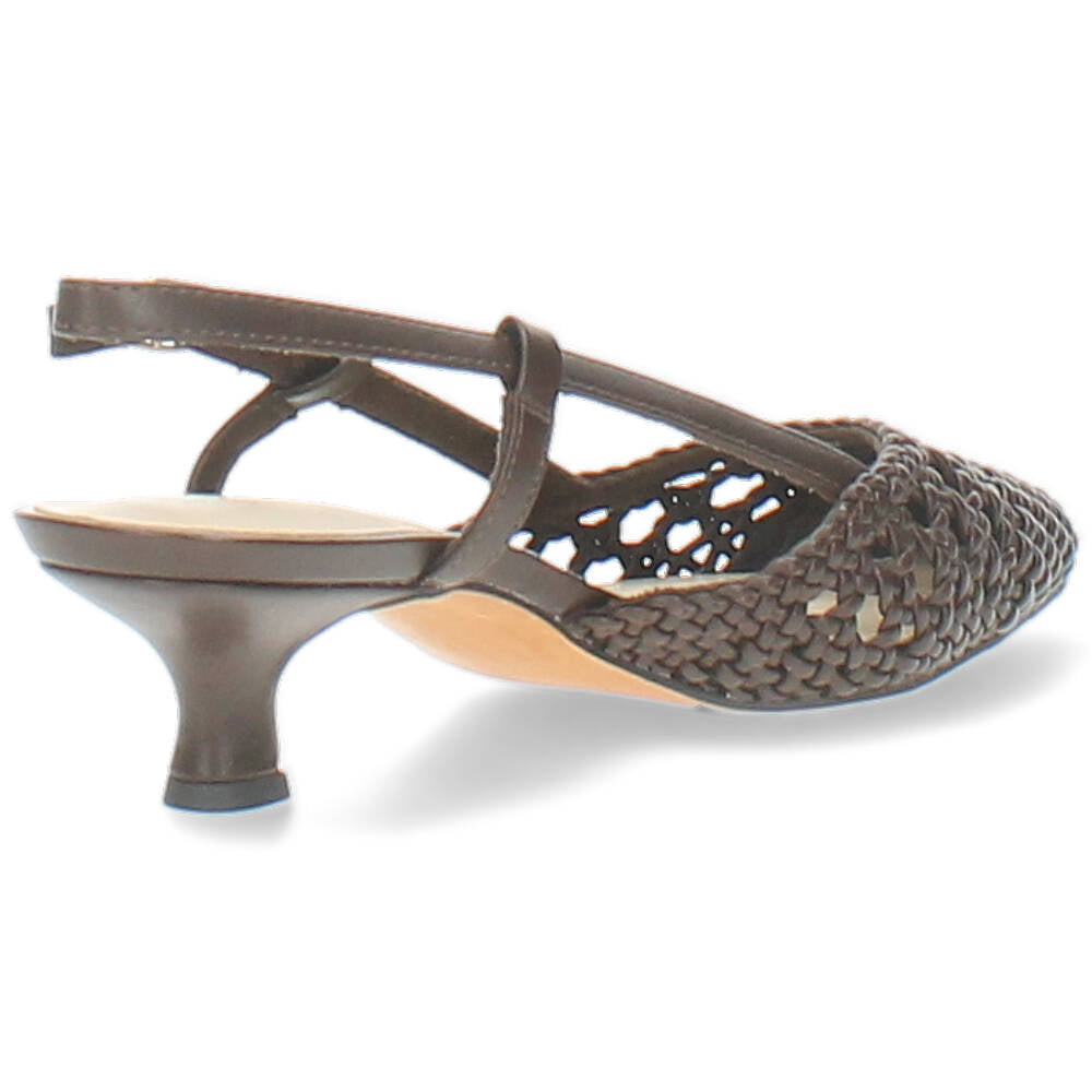 bruine slingback