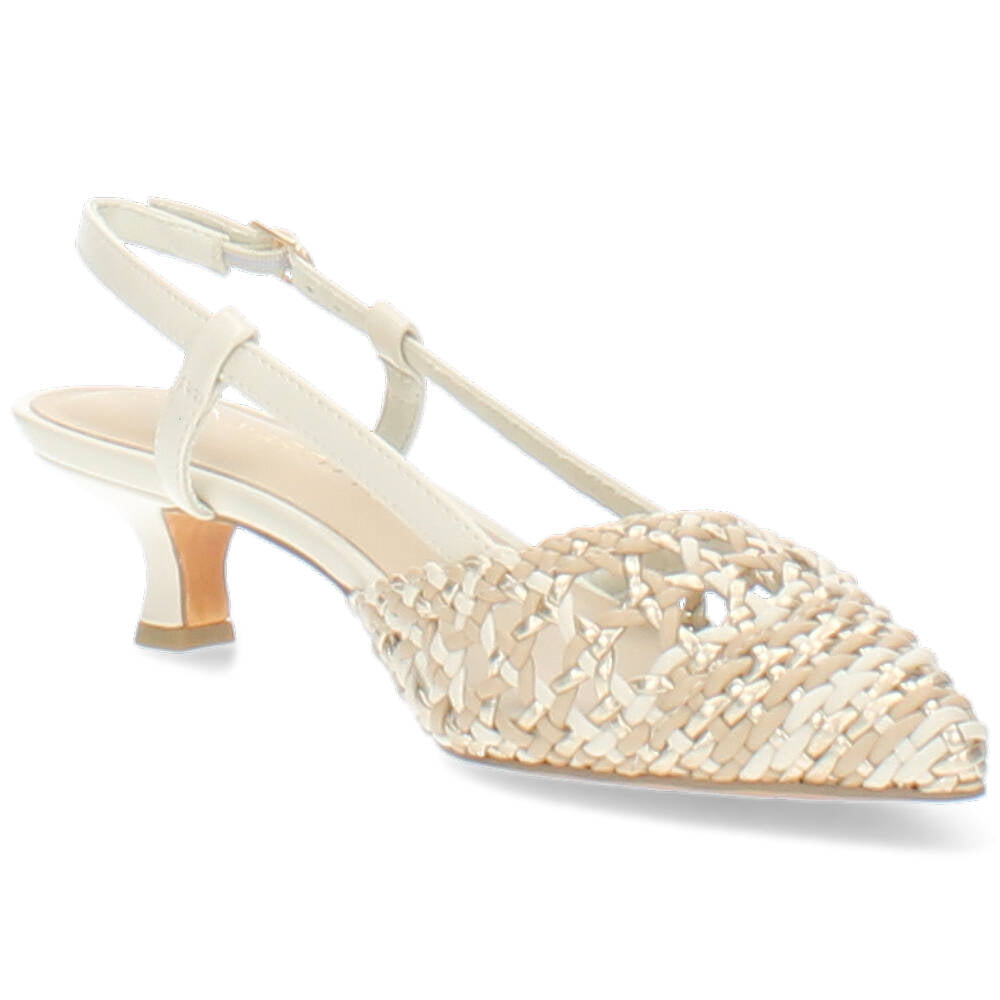 beige slingback