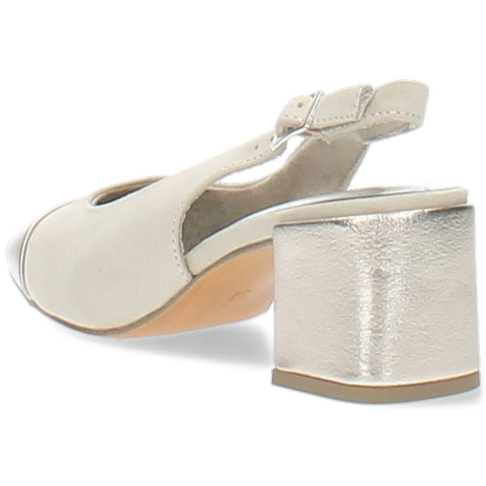 beige slingback