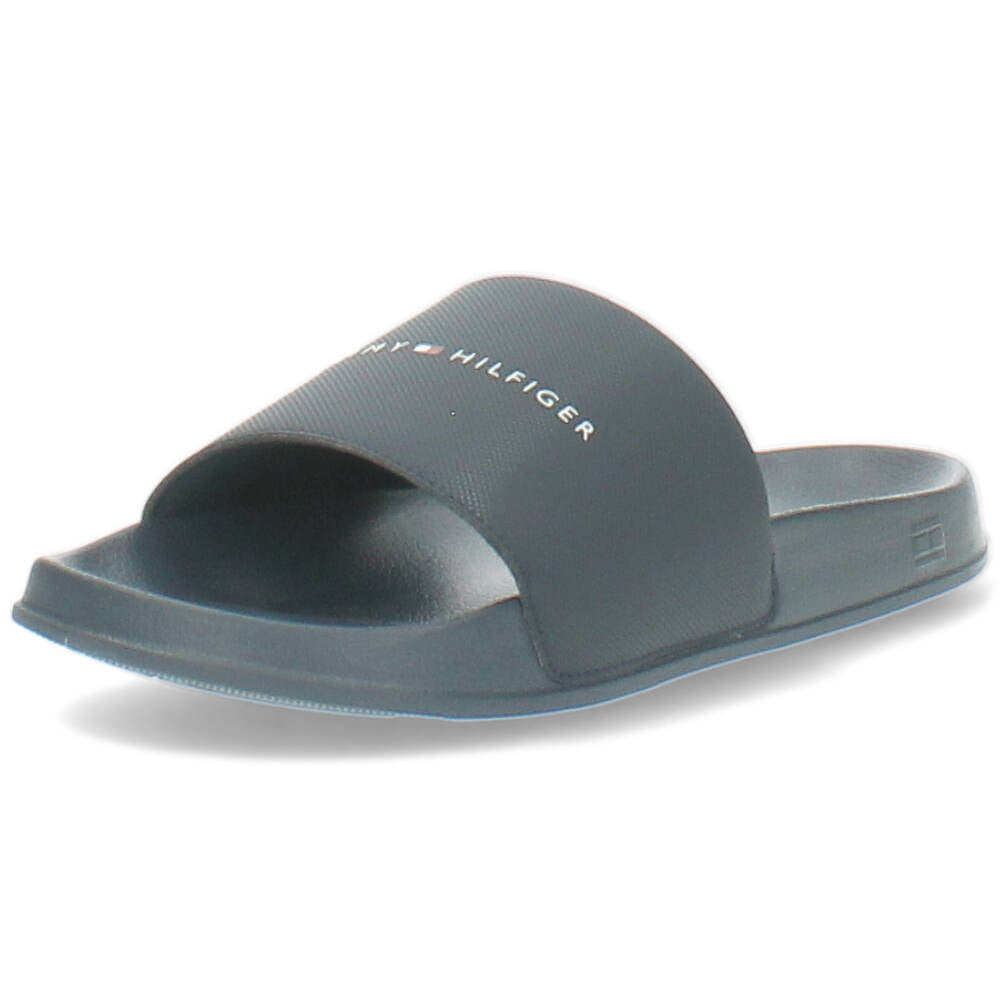 blauwe poolslide