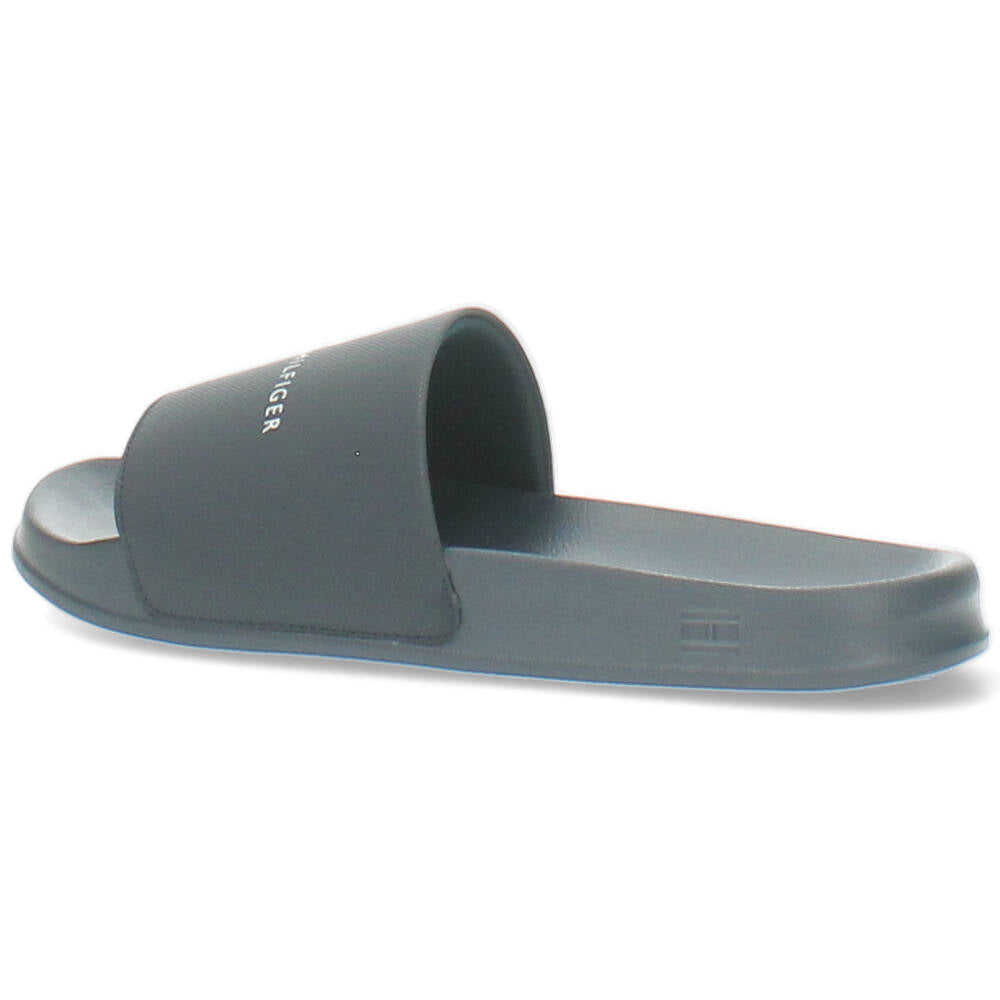 blauwe poolslide