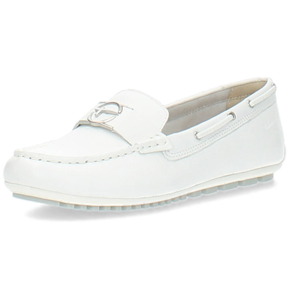 witte mocassin