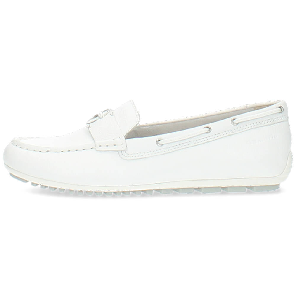 witte mocassin