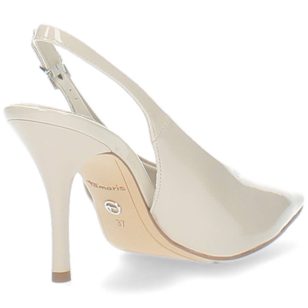beige slingback