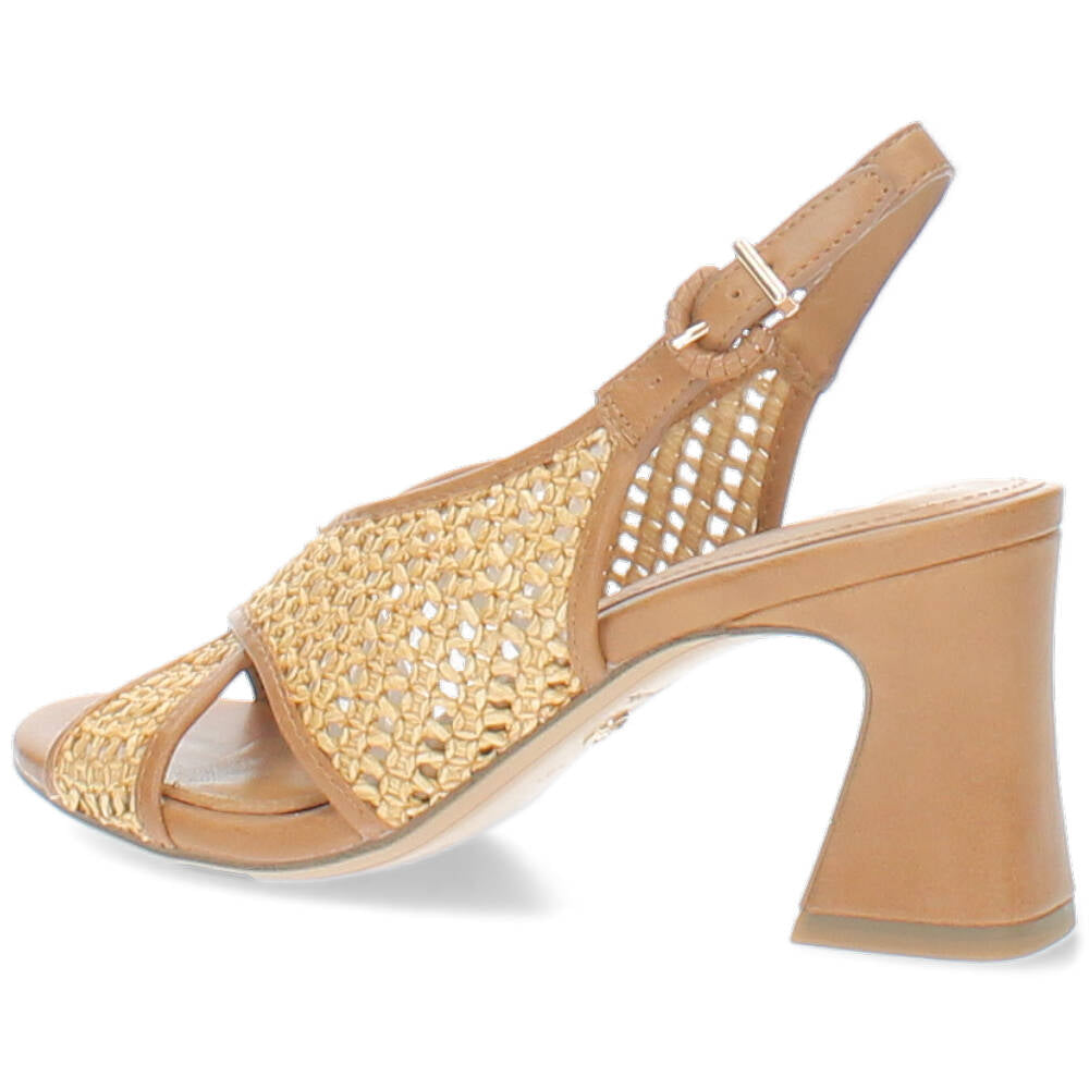 cognac sandaal