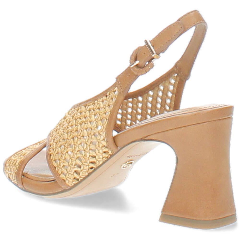 cognac sandaal