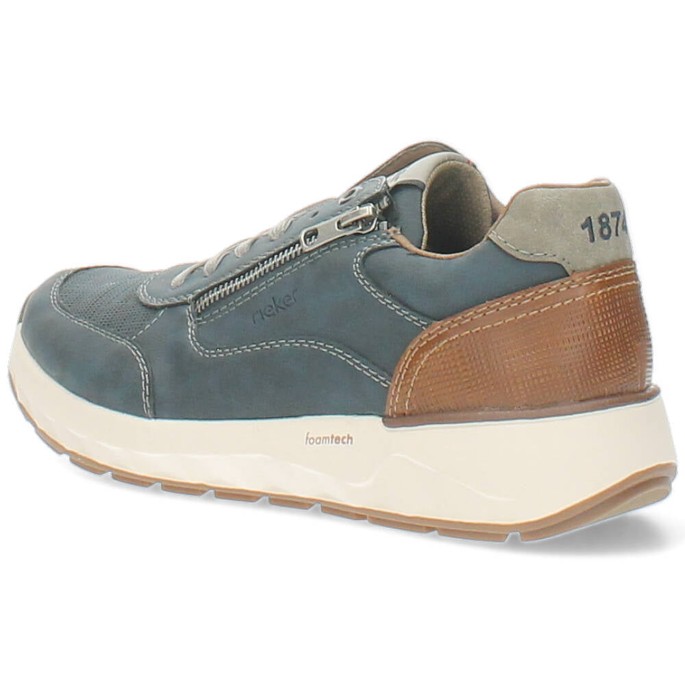 blauwe sneaker