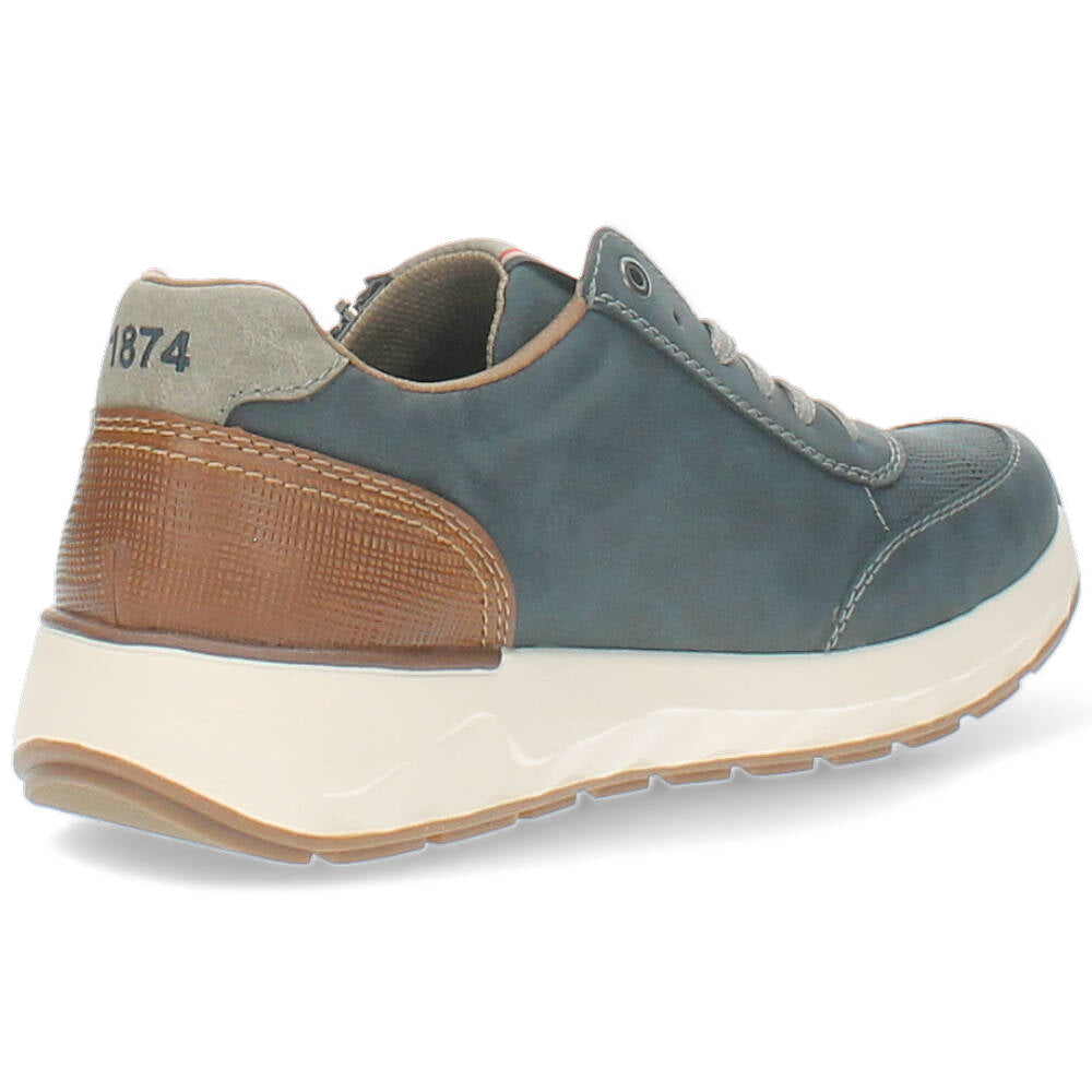 blauwe sneaker