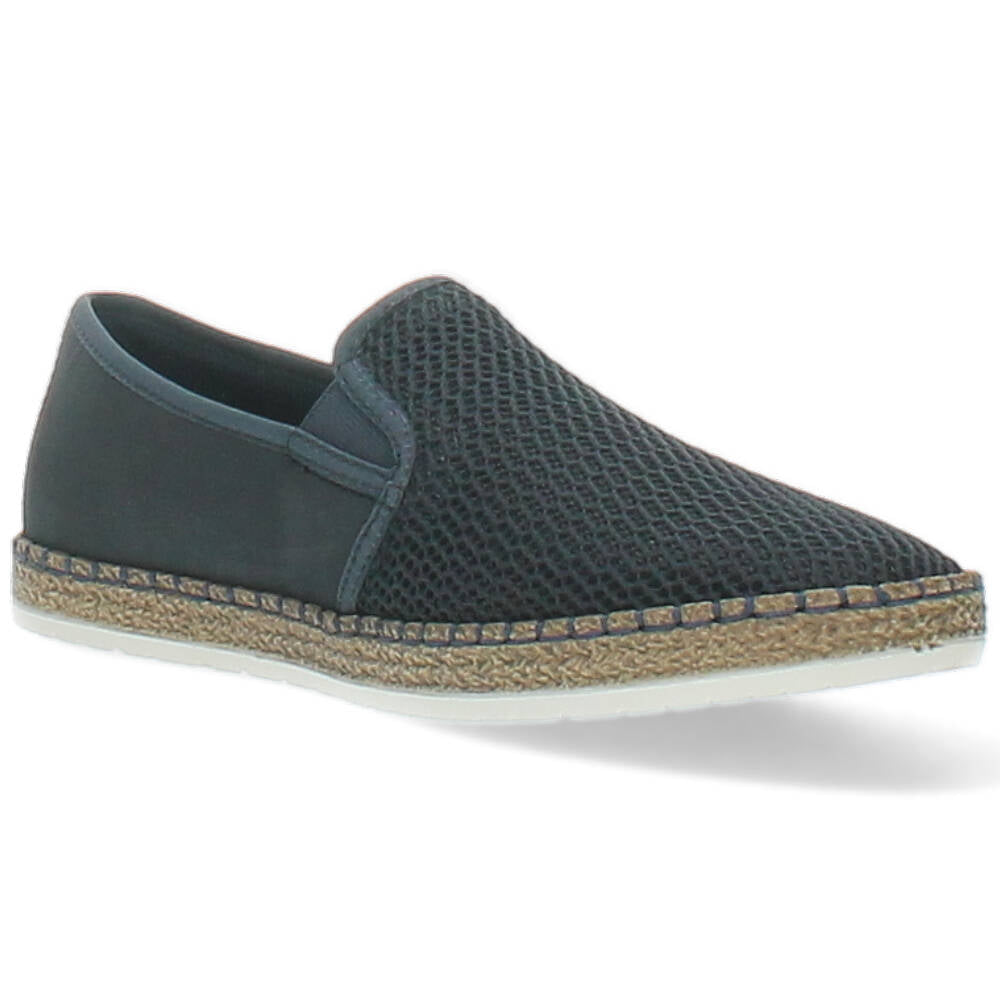 blauwe mocassin