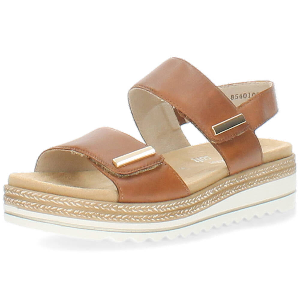 cognac sandaal