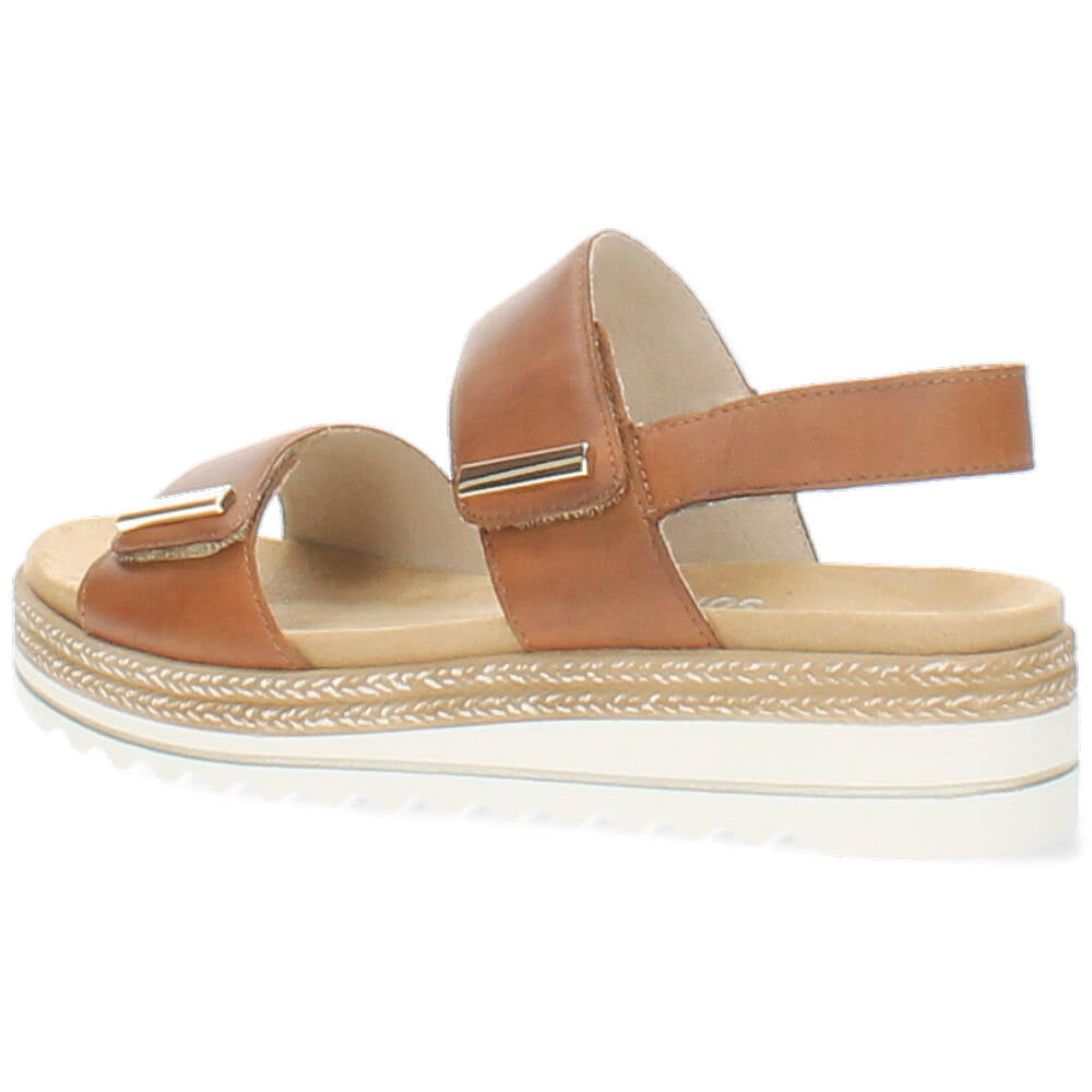 cognac sandaal