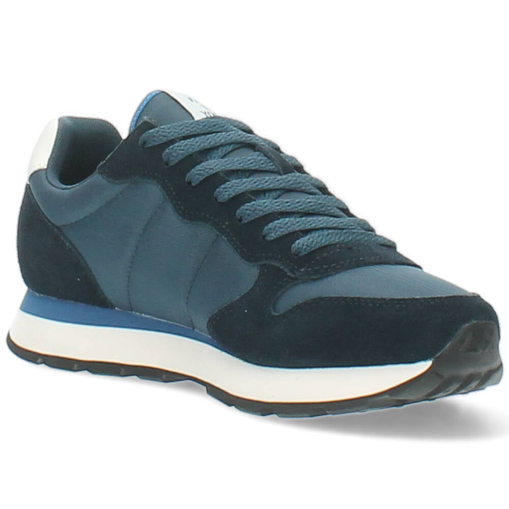 blauwe sneaker