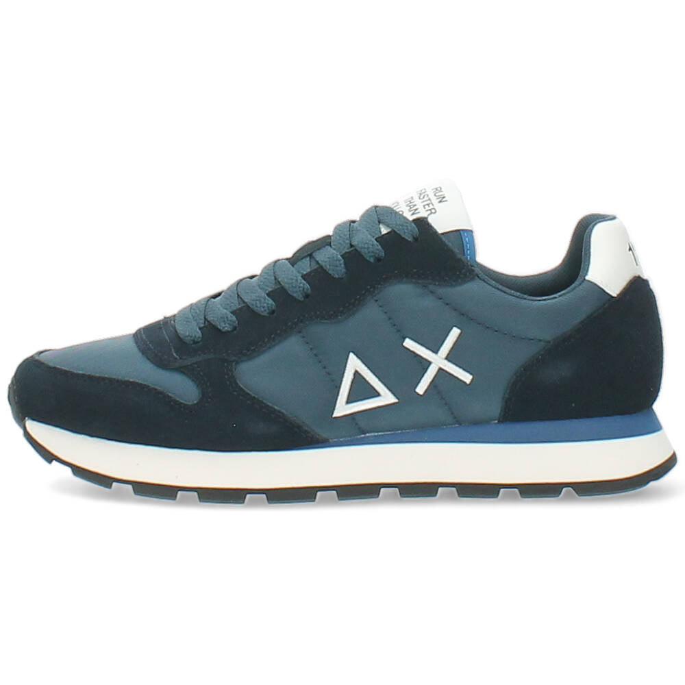 blauwe sneaker