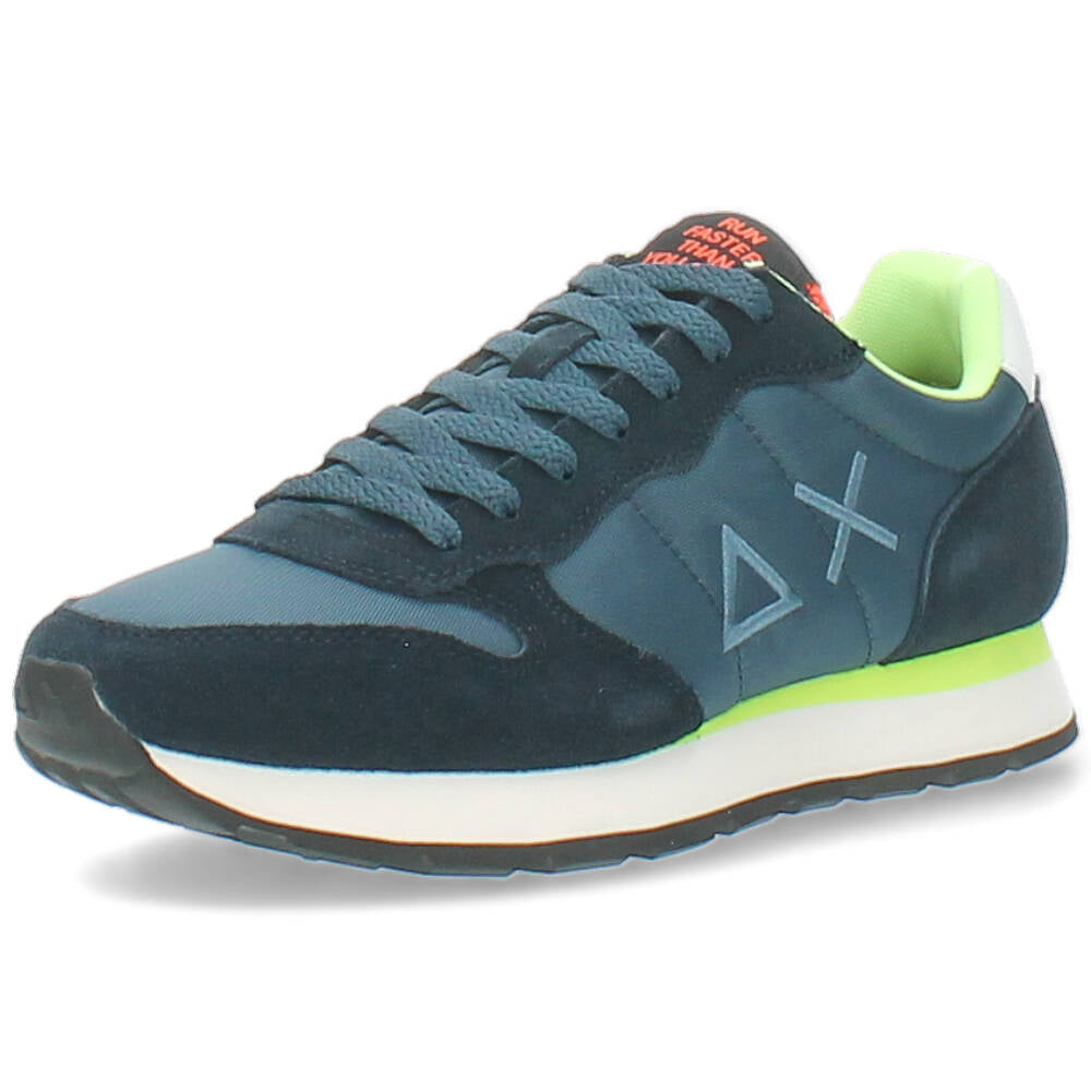 blauwe sneaker