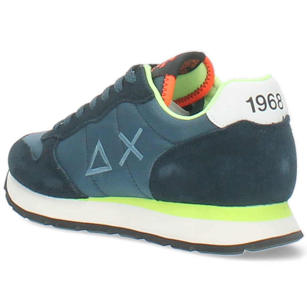 blauwe sneaker