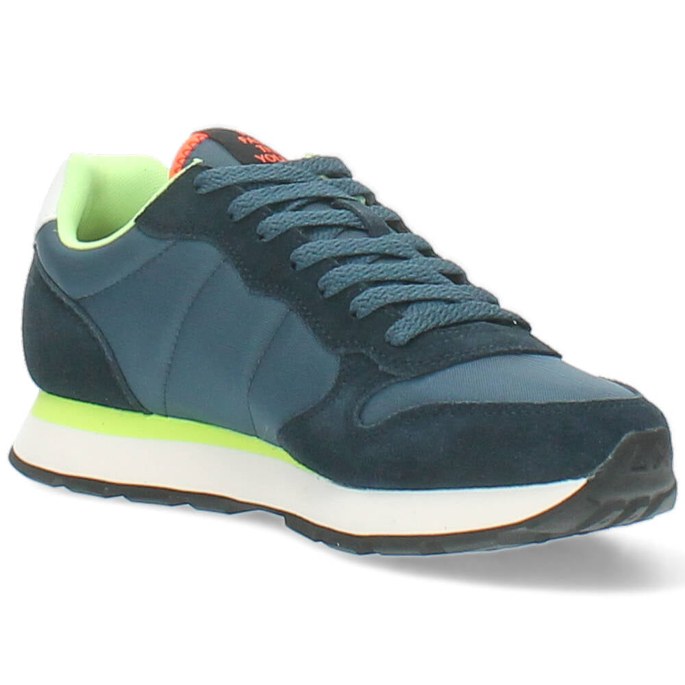 blauwe sneaker