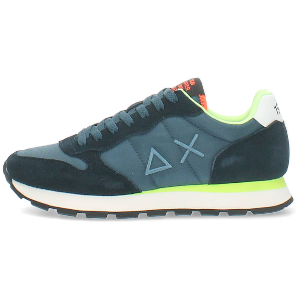 blauwe sneaker