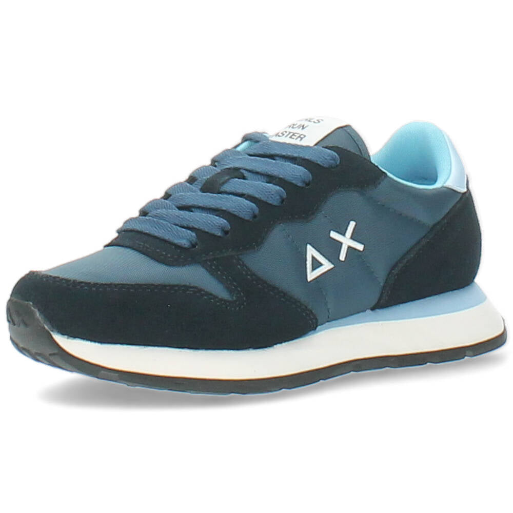blauwe sneaker
