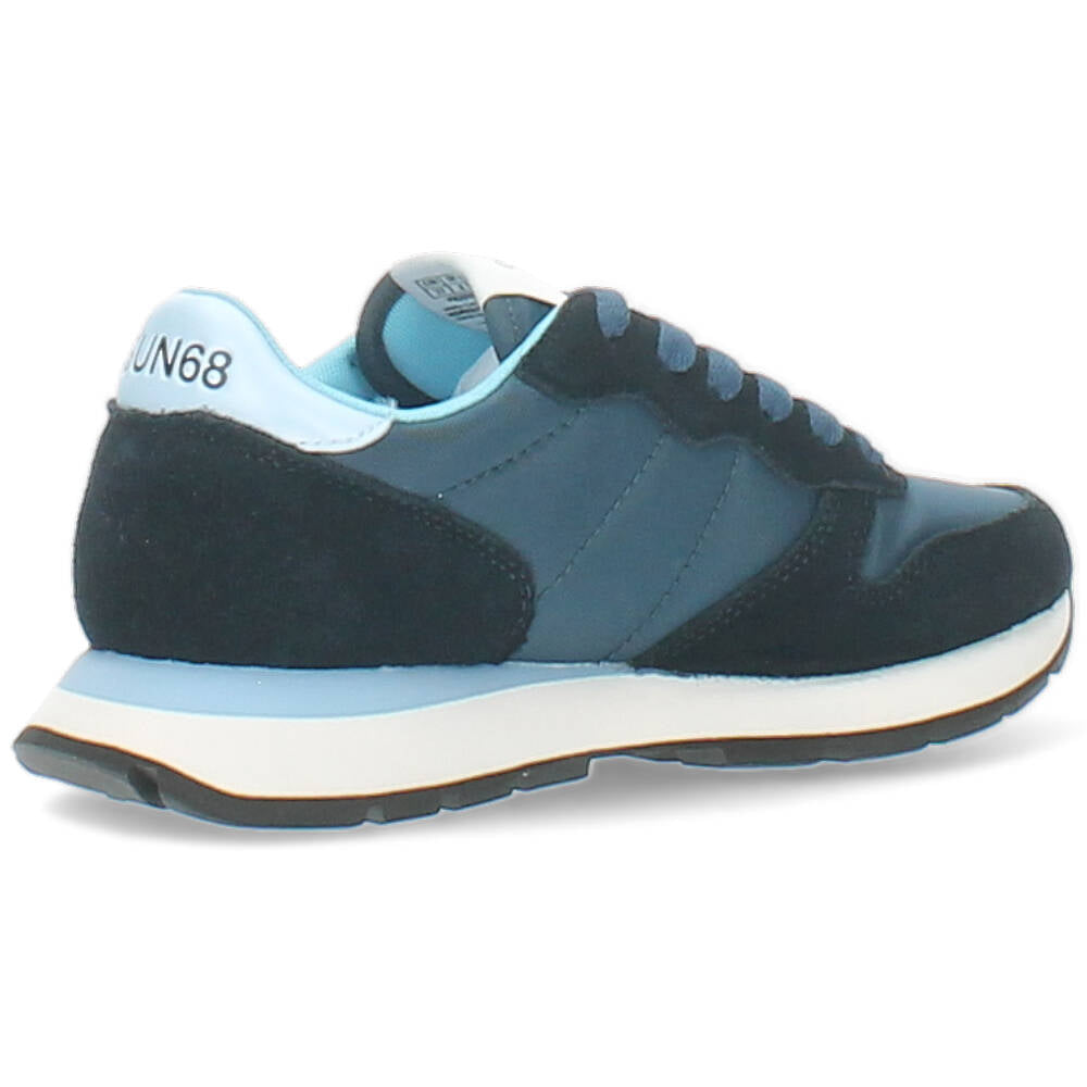 blauwe sneaker