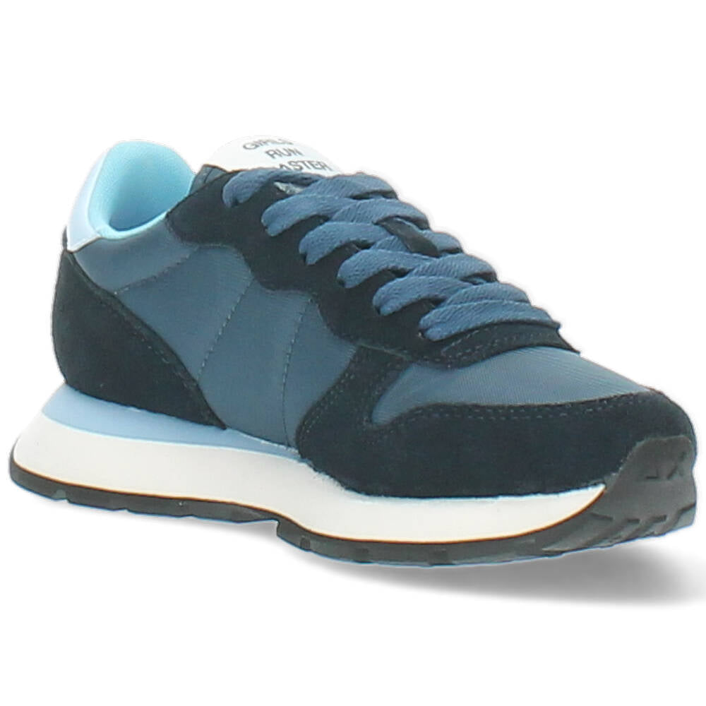 blauwe sneaker