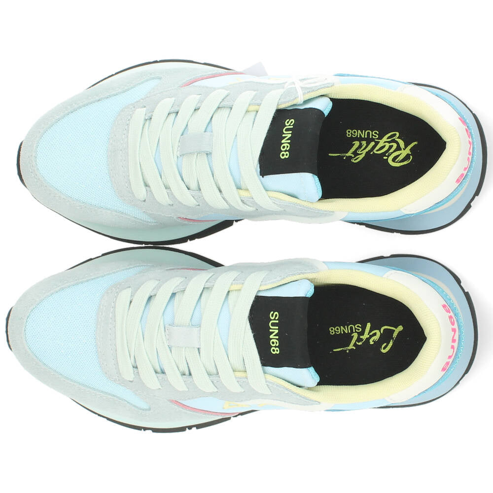 blauwe sneaker