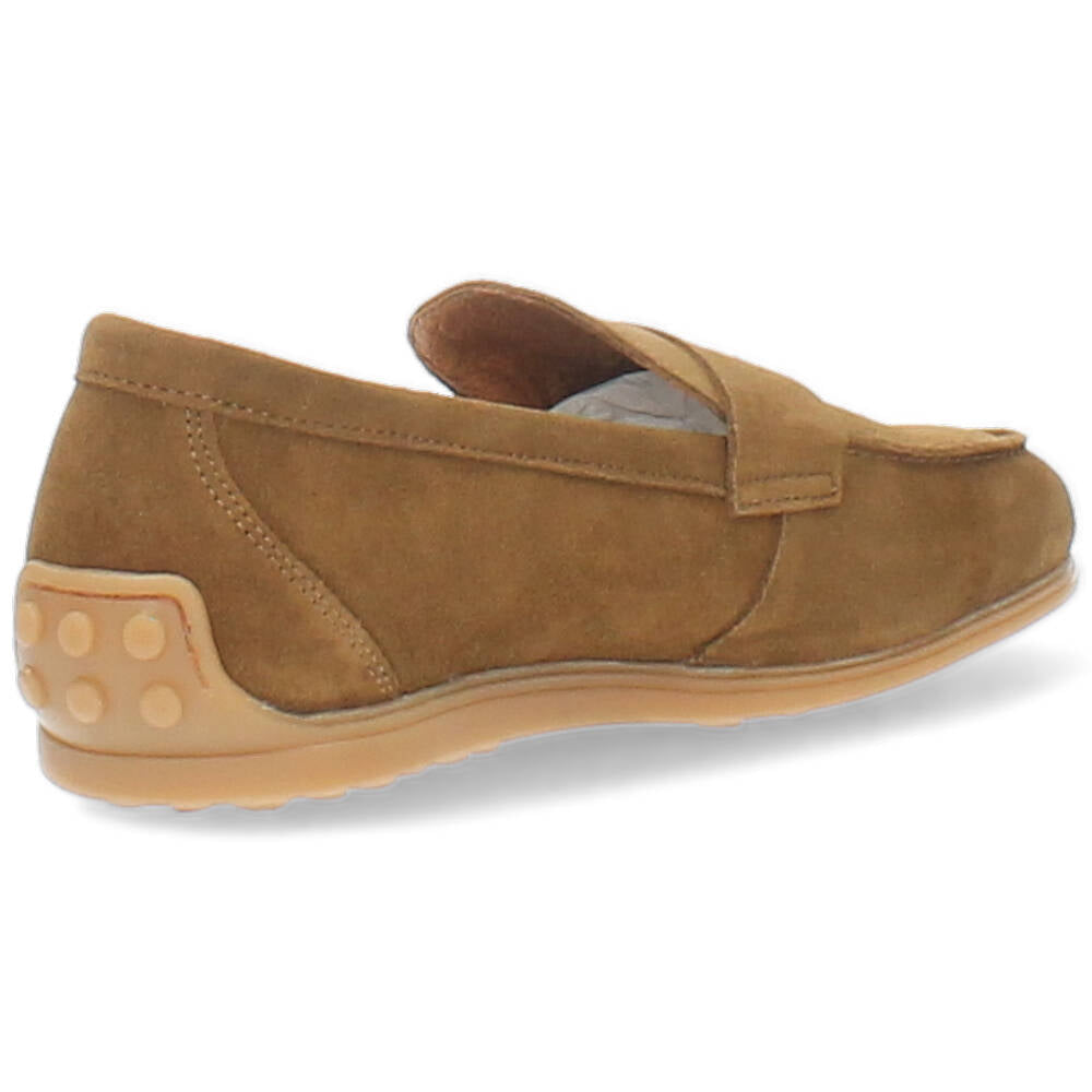 camel mocassin