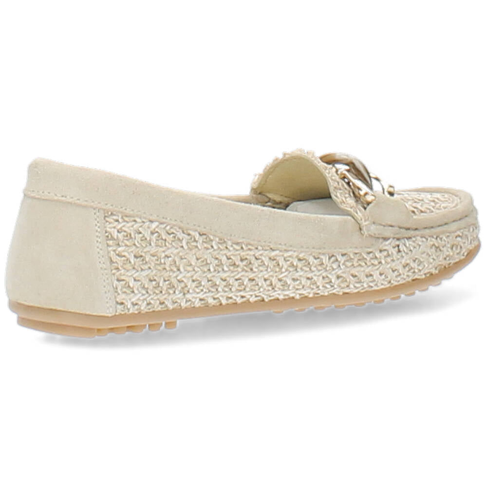 beige mocassin