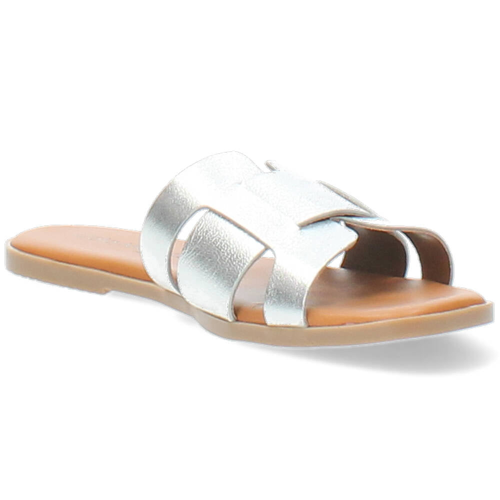 zilveren slipper