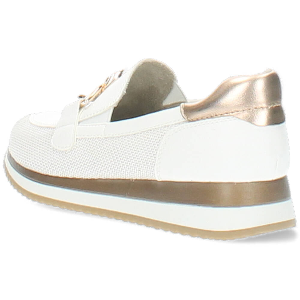 witte mocassin