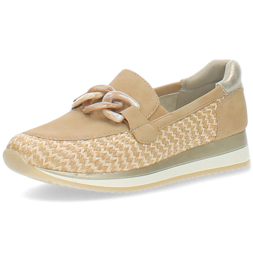 beige mocassin