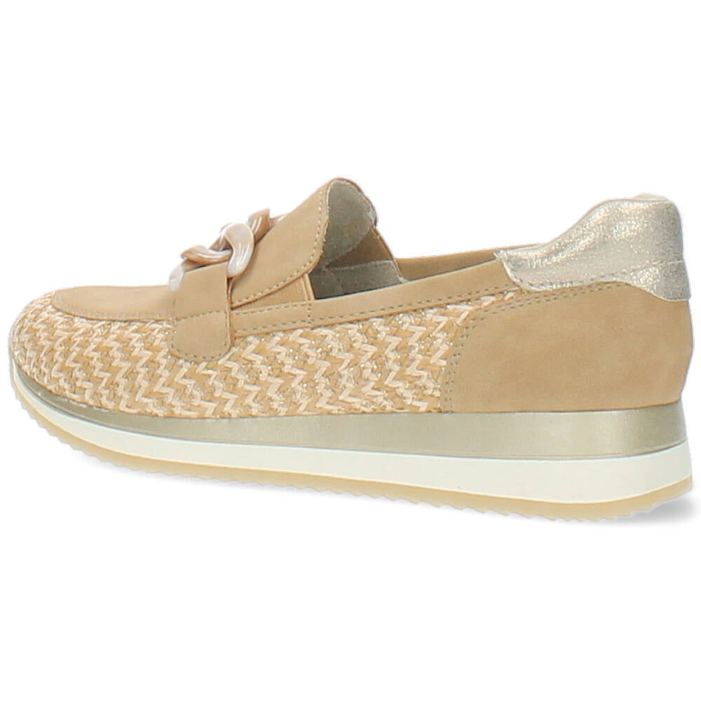beige mocassin