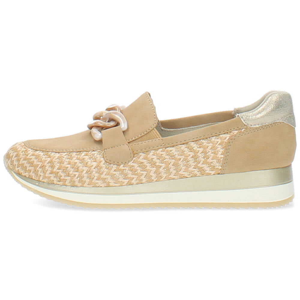 beige mocassin