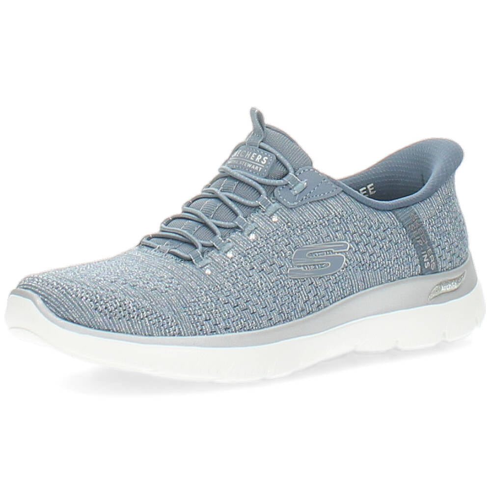 blauwe sneaker