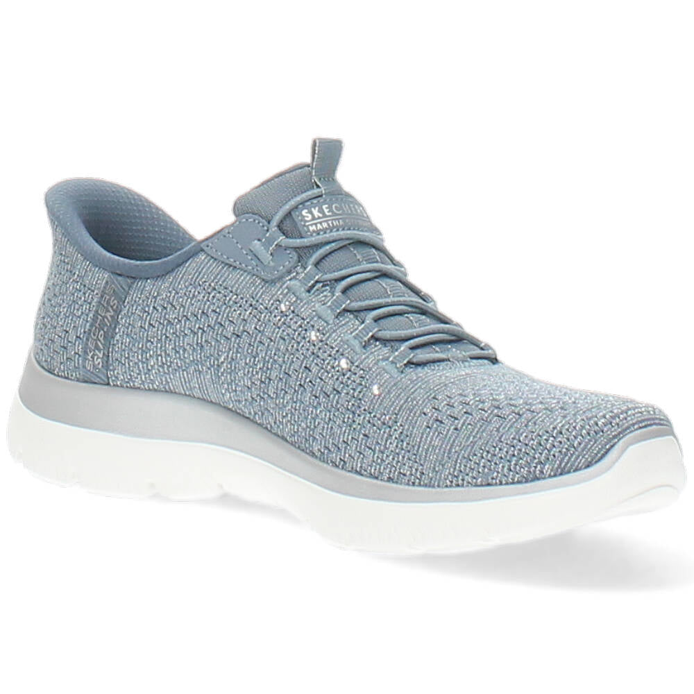 blauwe sneaker