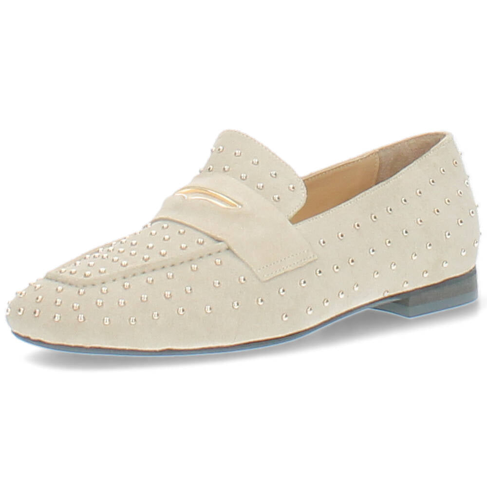 beige loafer