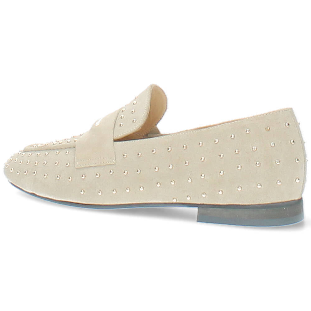 beige loafer