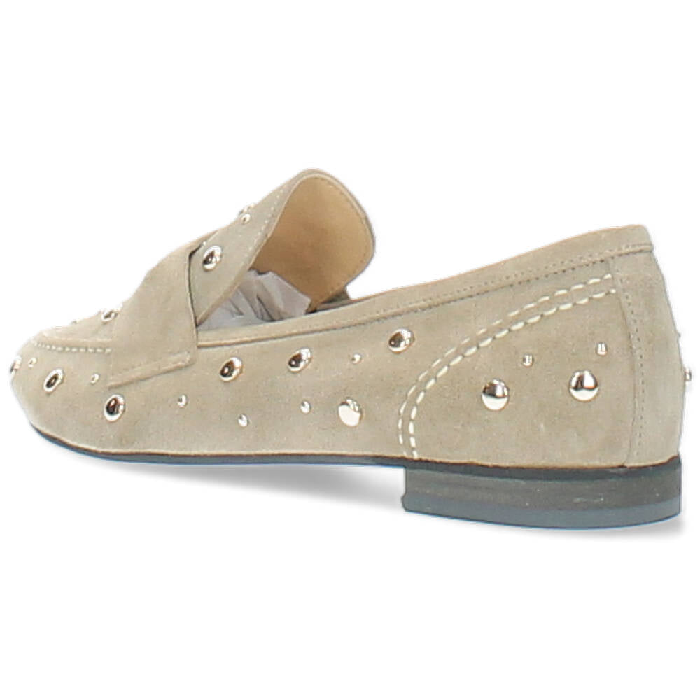 taupe loafer