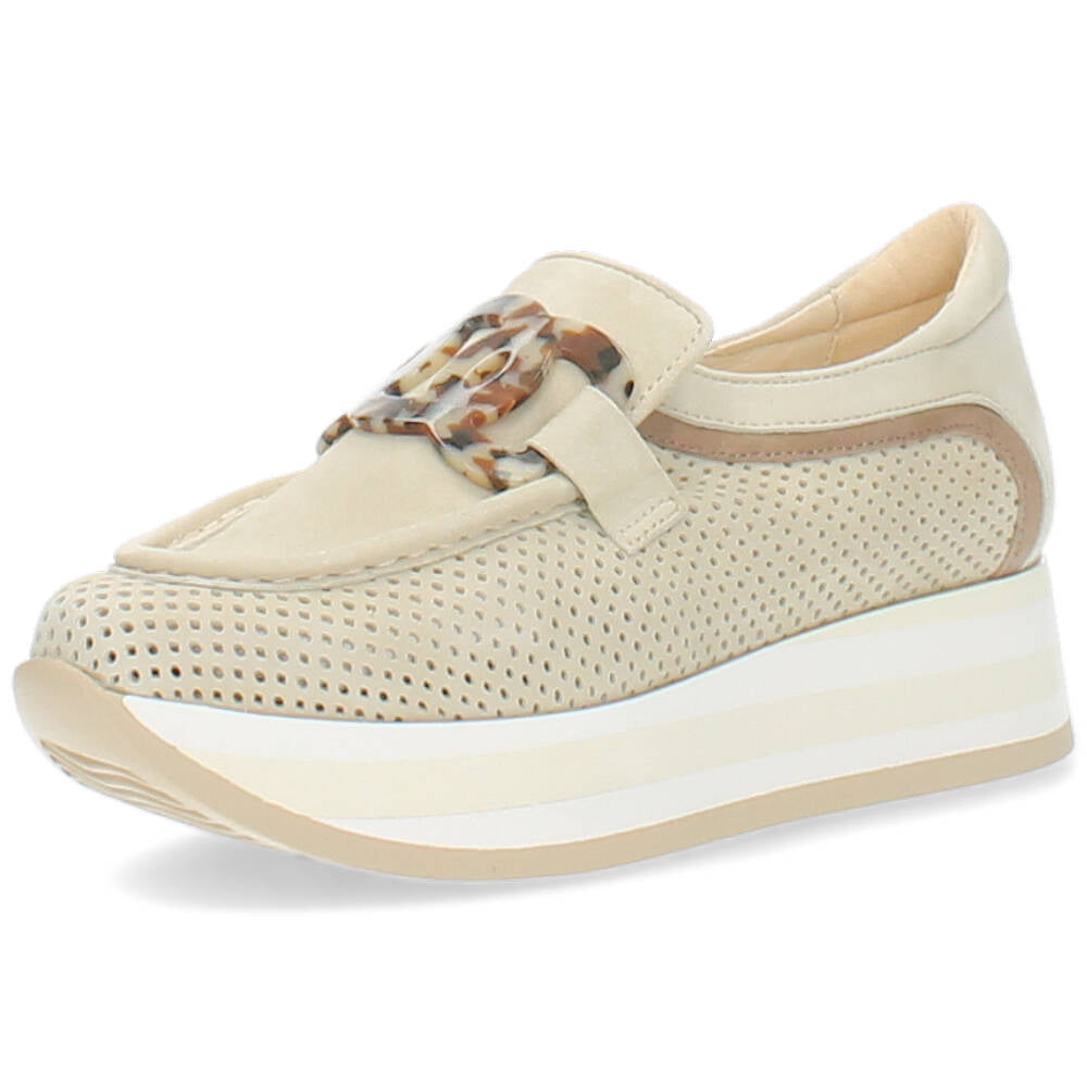 beige mocassin
