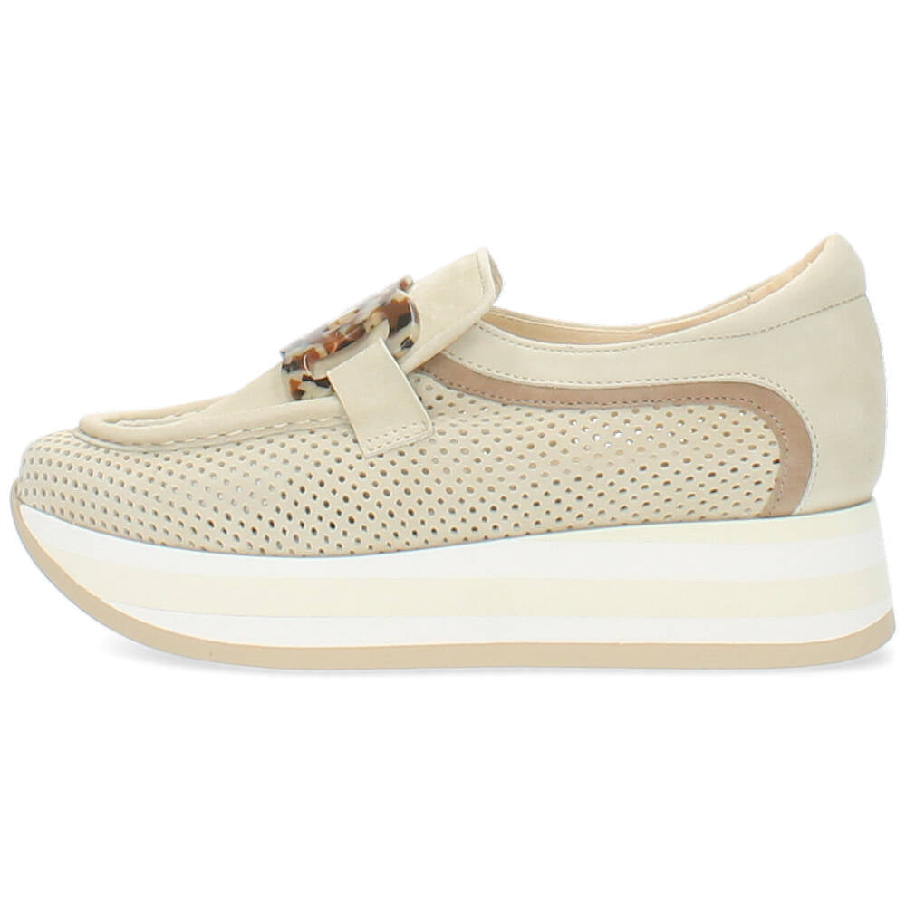 beige mocassin