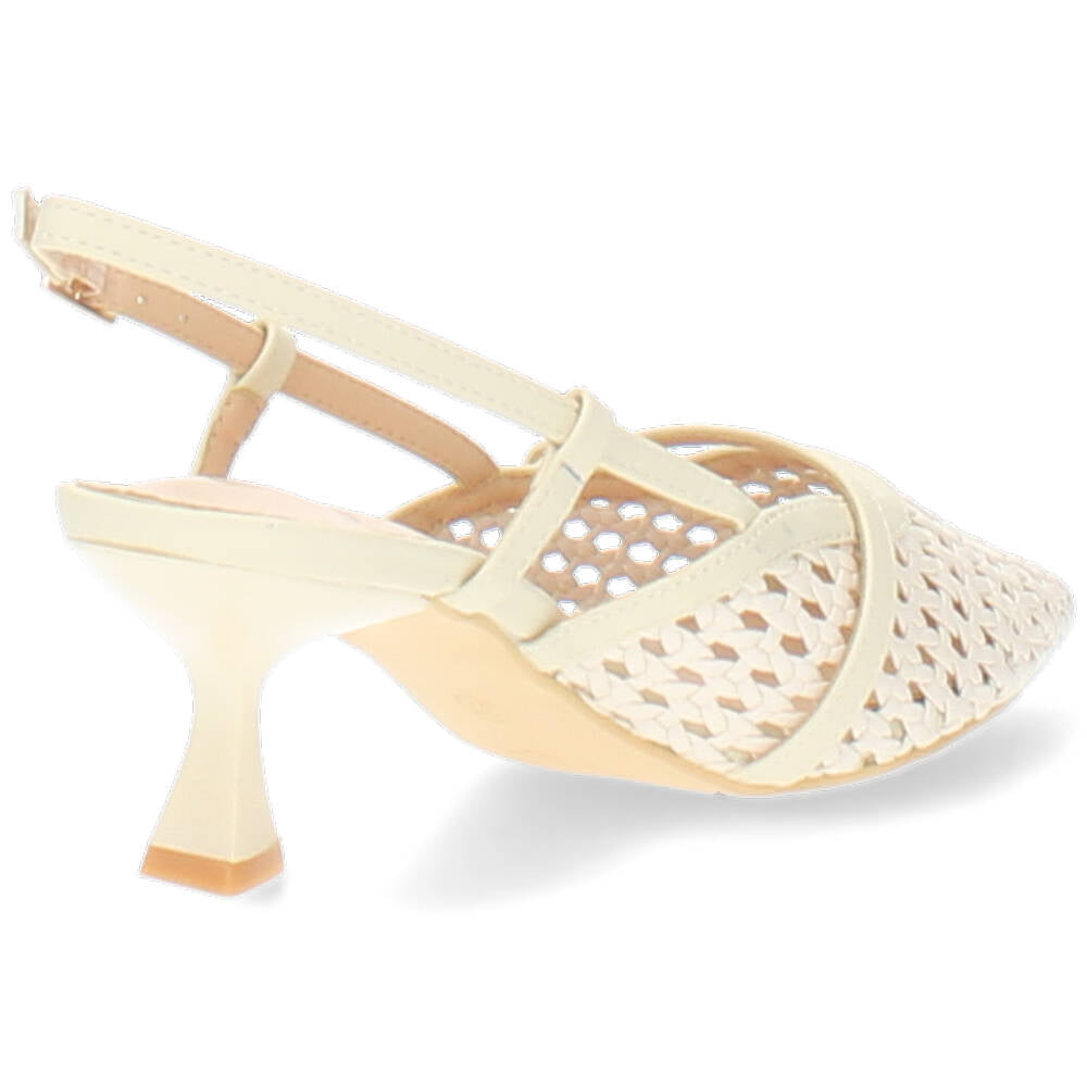 beige slingback