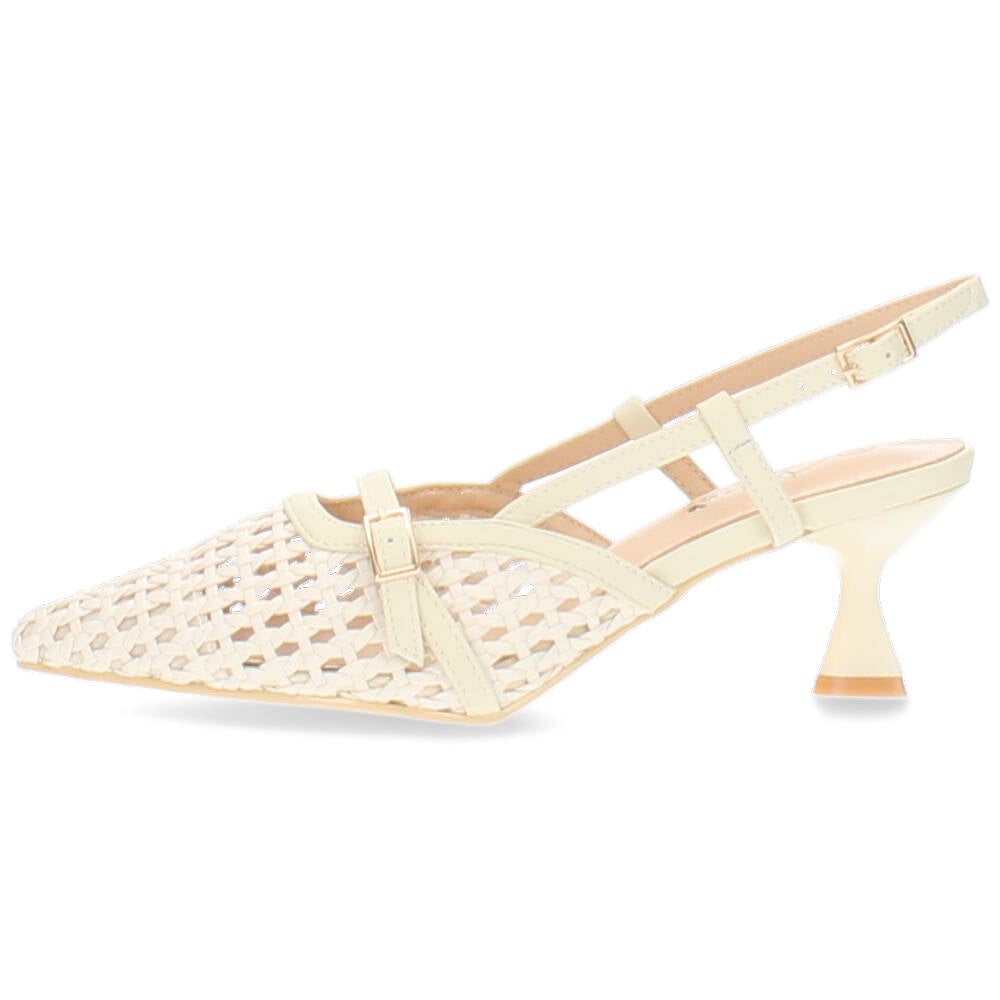 beige slingback