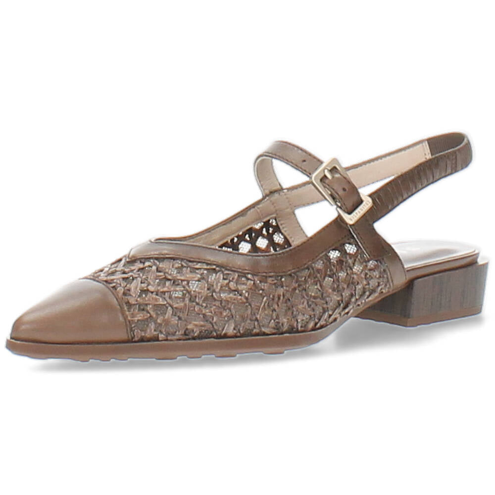 bruine slingback