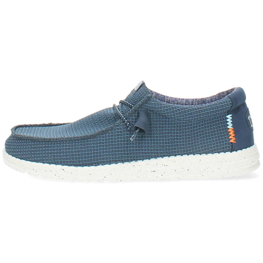 blauwe sneaker