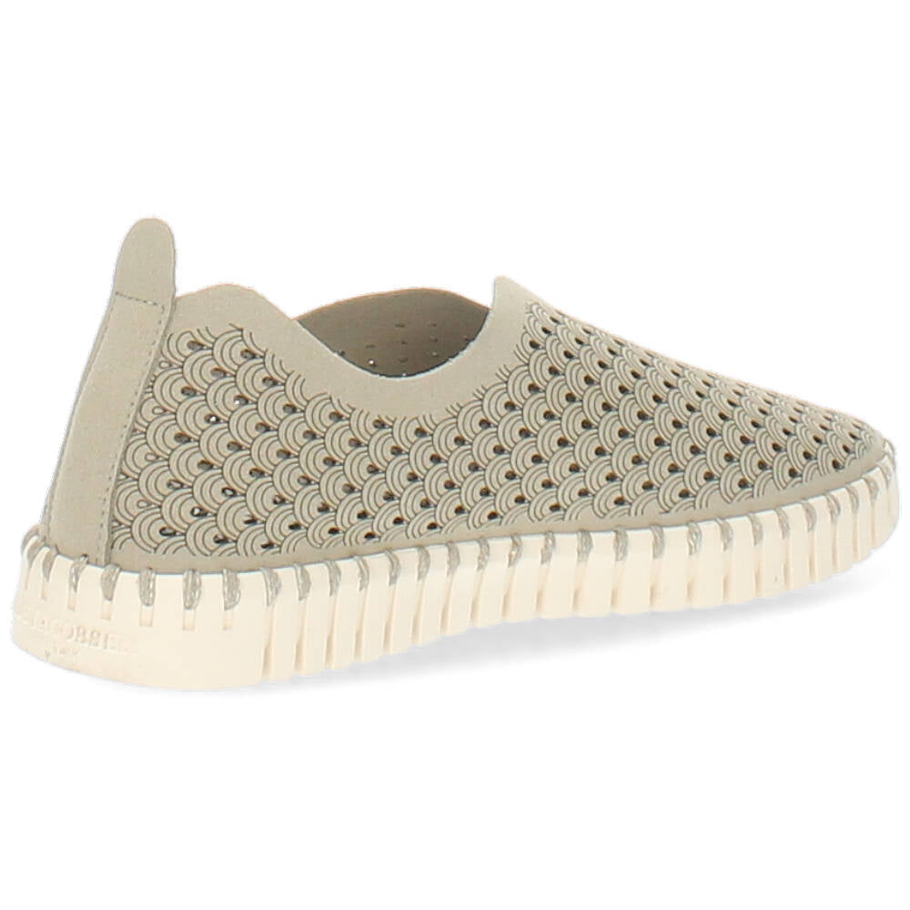 grijze slip-on