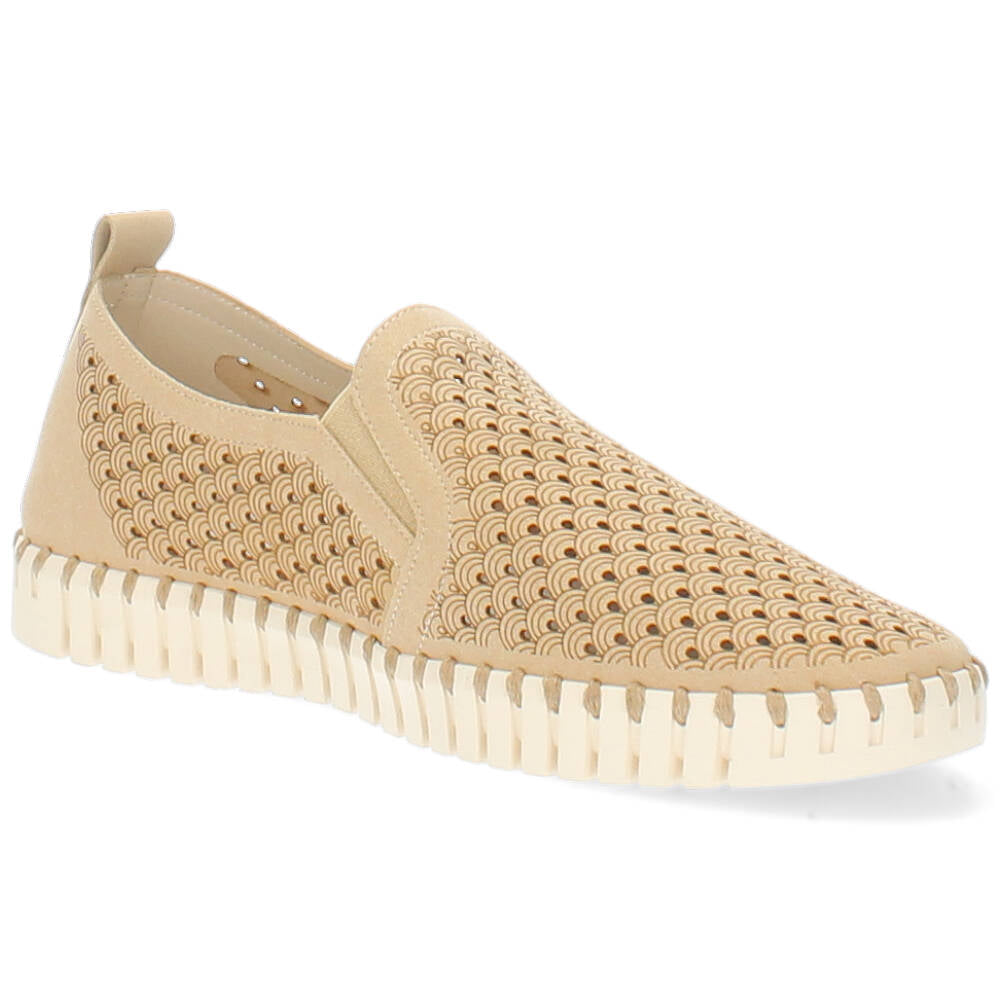 cognac slip-on