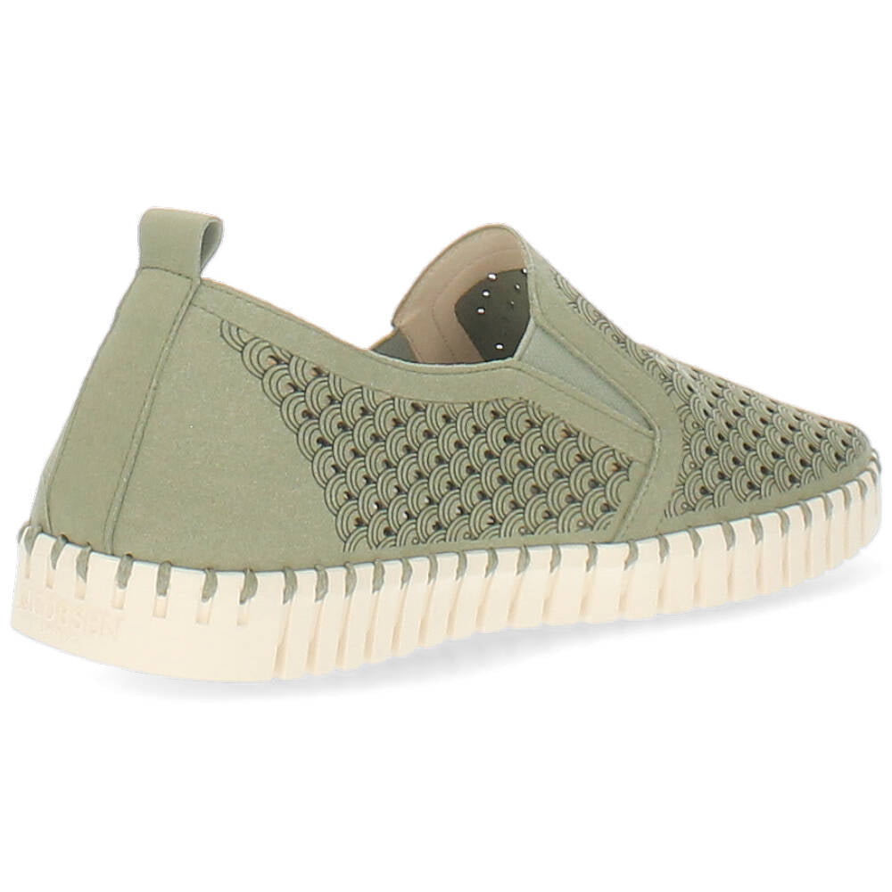 kaki slip-on