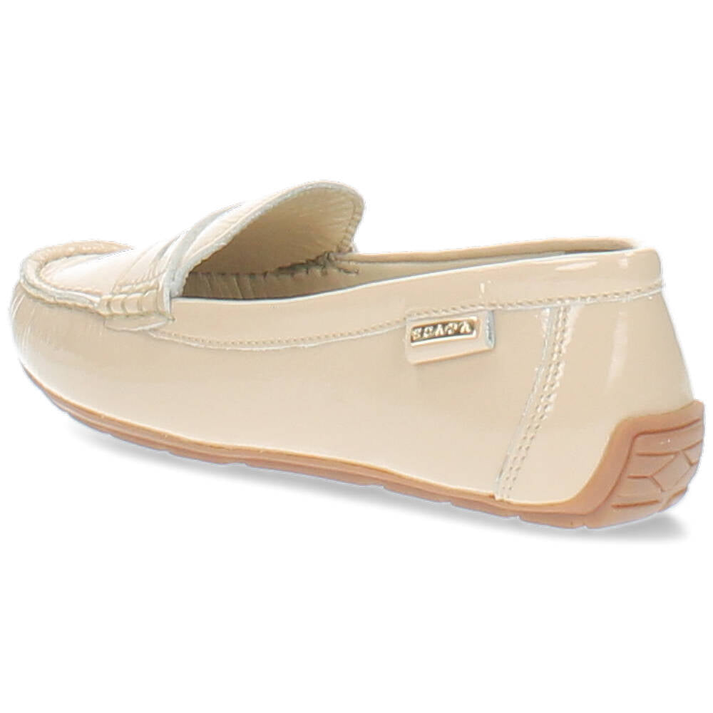 beige mocassin