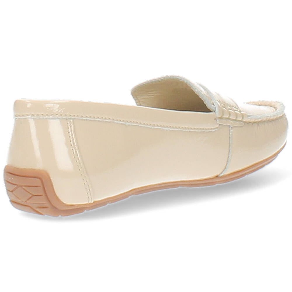 beige mocassin