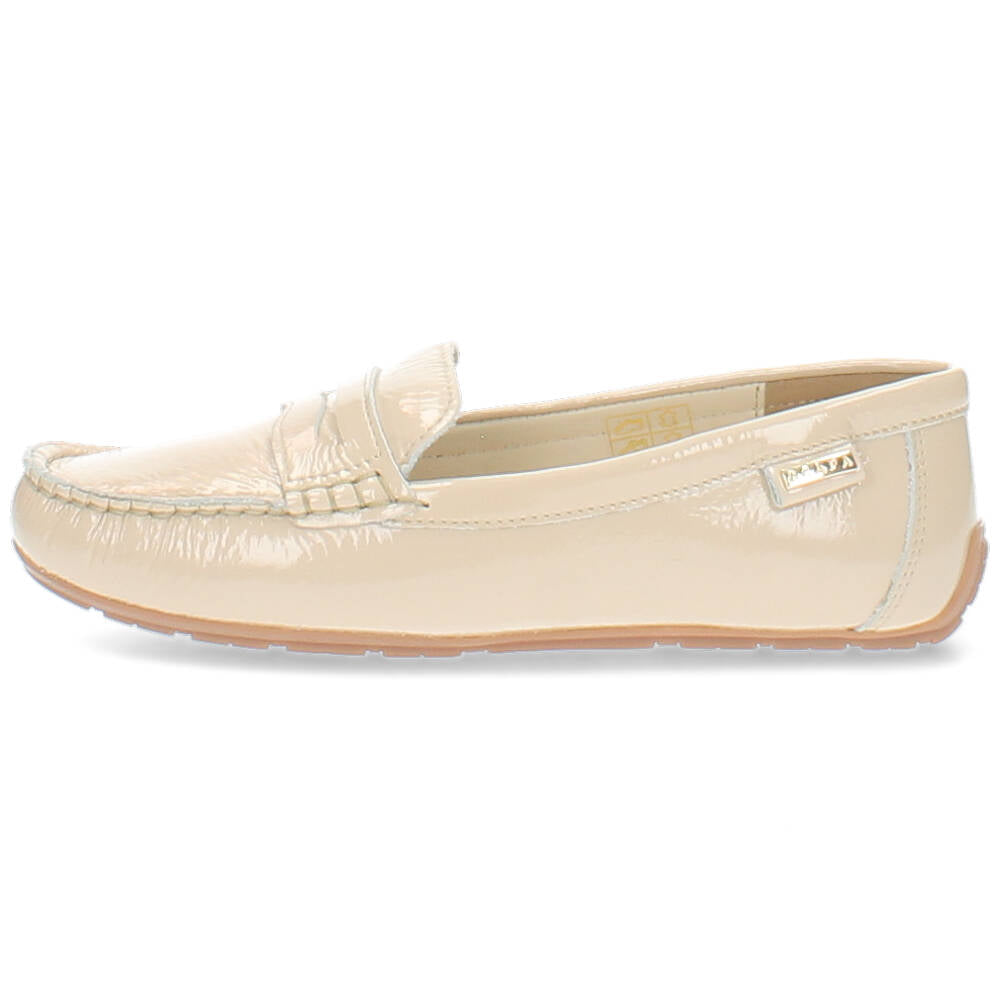 beige mocassin