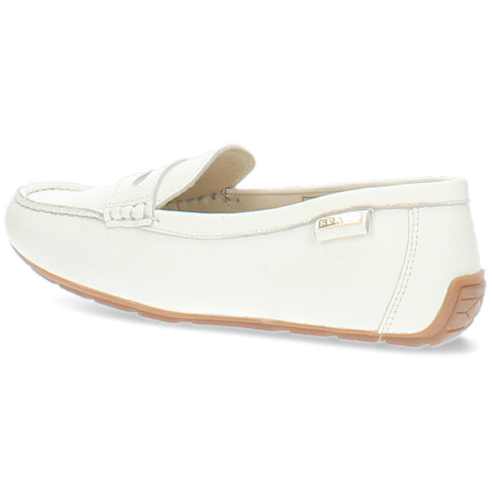 witte mocassin